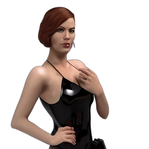 dress, 3d render, concept art, photorealistic transparent PNG cut-out