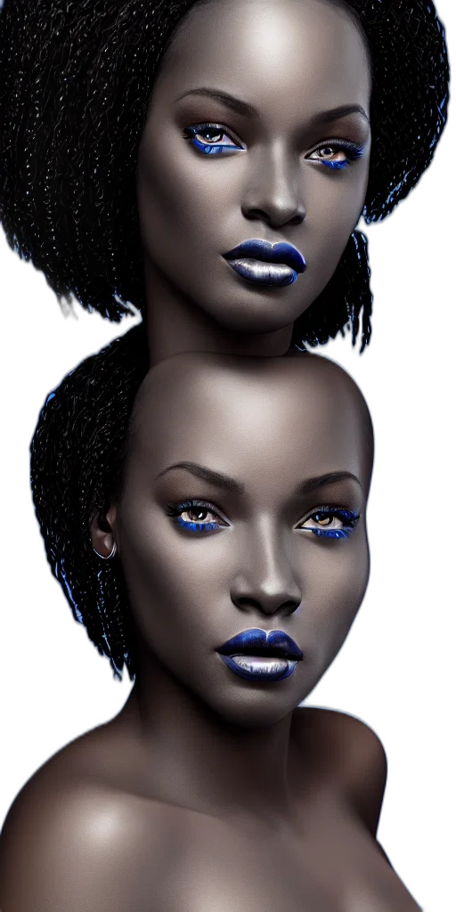 jewelry, face, hair, crown, photorealistic, 3d render, concept art, fantasy art transparent PNG cut-out