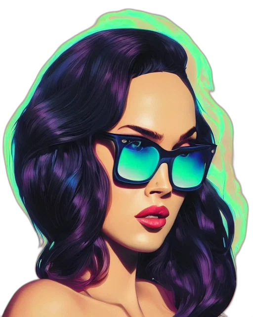 face, cartoon, pixel art, fantasy art transparent PNG cut-out