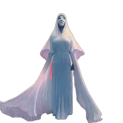 dress, creature, concept art, 3d render transparent PNG cut-out