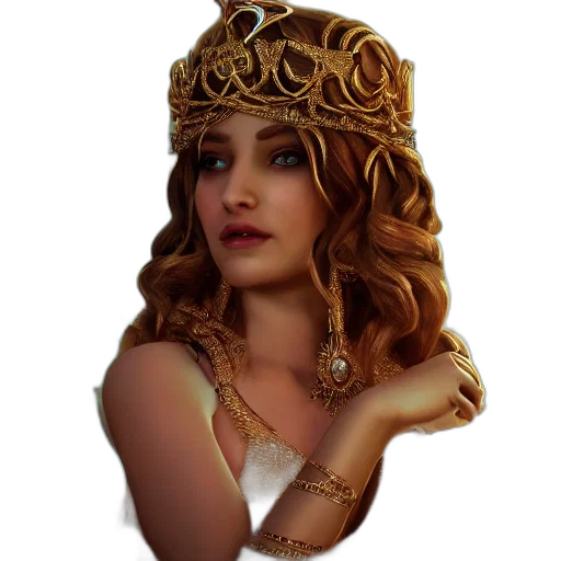 crown, jewelry, hat, fantasy art, photorealistic, oil painting, 3d render, golden transparent PNG cut-out