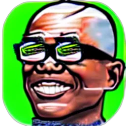 face, cartoon, comic book art, pixel art, photorealistic, samuel, jackson, emoji transparent PNG cut-out