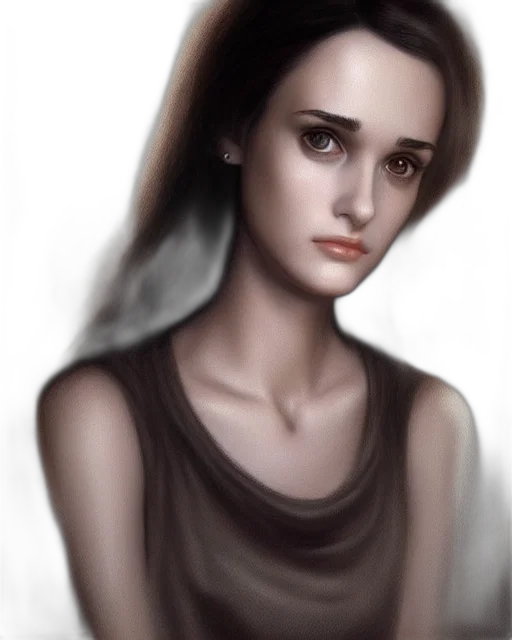 face, dress, jewelry, robot, fantasy art, photorealistic, oil painting, concept art transparent PNG cut-out