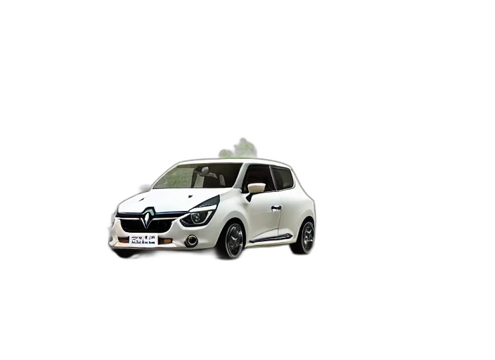 car, 3d render, photorealistic, small, miniature, classic, renault, clio transparent PNG cut-out