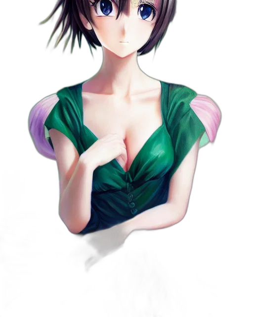 dress, flower, face, mask transparent PNG cut-out