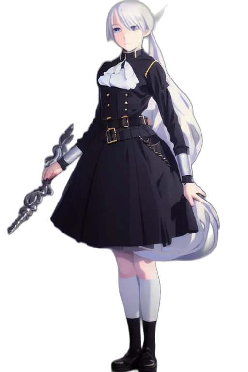 staff, weapon, sword, dress transparent PNG cut-out