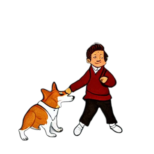staff, animal, jacket, creature, cartoon, pixel art, concept art, anime transparent PNG cut-out
