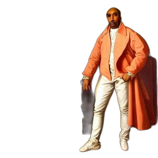jacket, staff, concept art, photorealistic transparent PNG cut-out