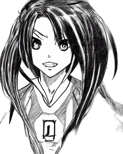 anime, cartoon, pencil sketch, comic book art, monochrome, jim, lee, pencil transparent PNG cut-out