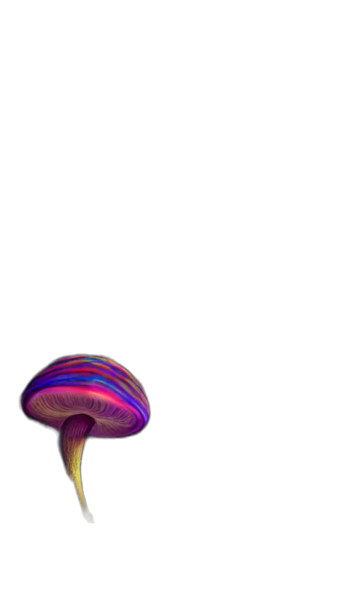 hat, umbrella, hair, jewelry, 3d render, concept art, vaporwave, photorealistic transparent PNG cut-out