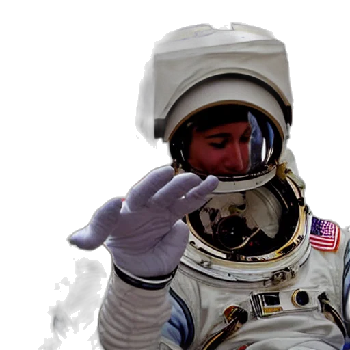 mask, outer space, astronaut, sitting, chair, space transparent PNG cut-out