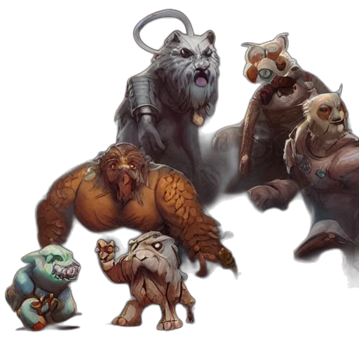 creature, concept art, fantasy art, fellowship transparent PNG cut-out