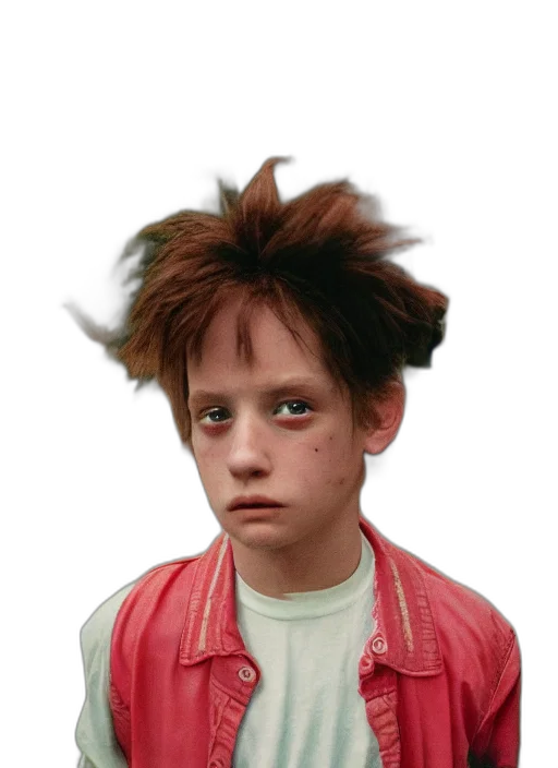 face, hair, jacket, creature, photorealistic, concept art, 3d render, detailed transparent PNG cut-out