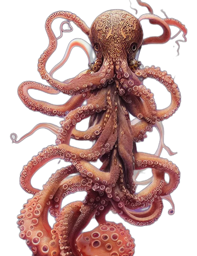 creature, animal, staff, crown transparent PNG cut-out