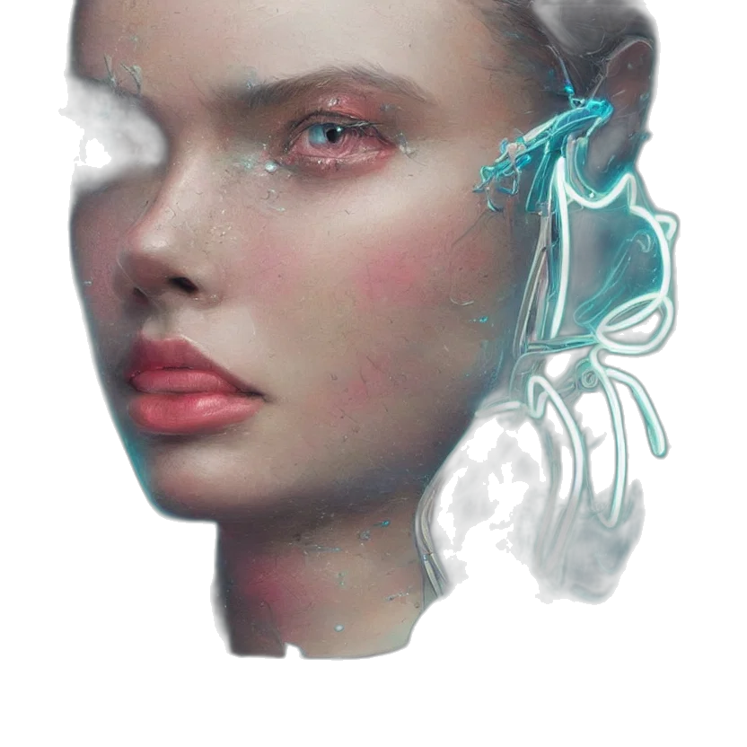 face, mask, robot, jewelry transparent PNG cut-out
