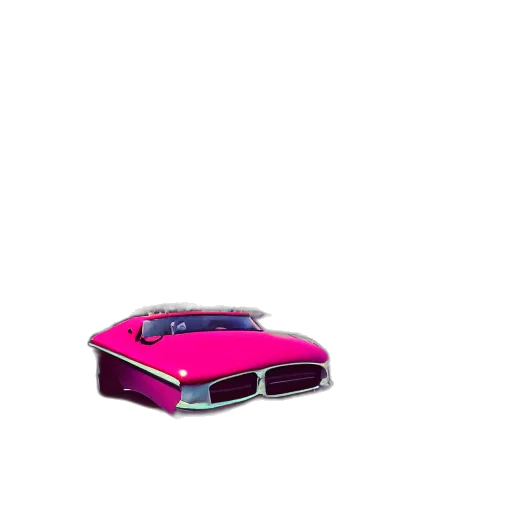 car, weapon, jewelry, shoes, 3d render, vaporwave, pixel art, concept art transparent PNG cut-out