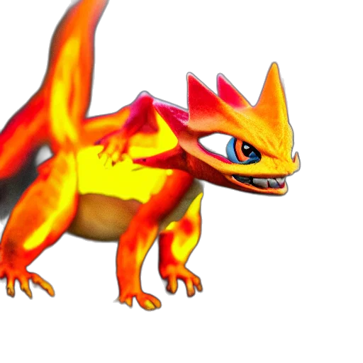 dragon, animal, creature, staff transparent PNG cut-out