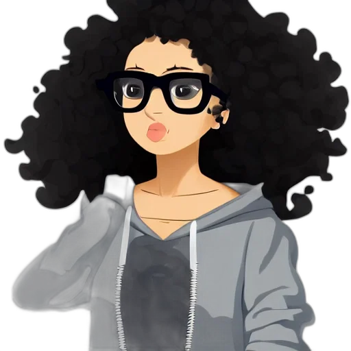 hair, jewelry, cartoon, anime transparent PNG cut-out