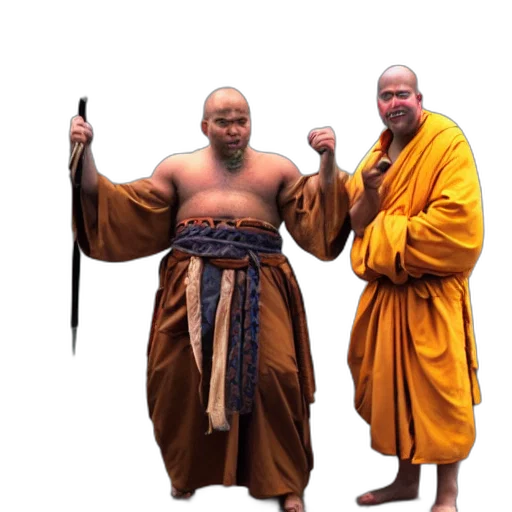 staff, concept art, photorealistic, monk, age, empires, real, life transparent PNG cut-out