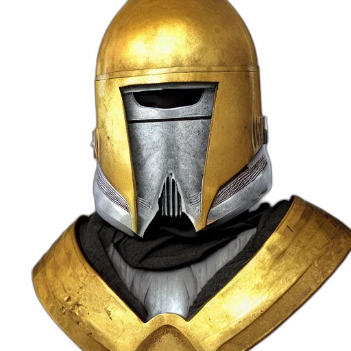 mask, staff, face, robot, concept art, 3d render, fantasy art, photorealistic transparent PNG cut-out