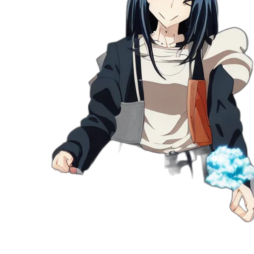 staff, jewelry, jacket, weapon, anime, pixel art, cartoon, concept art transparent PNG cut-out
