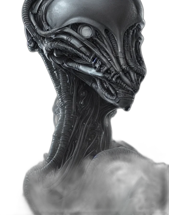 mask, creature, face, robot transparent PNG cut-out
