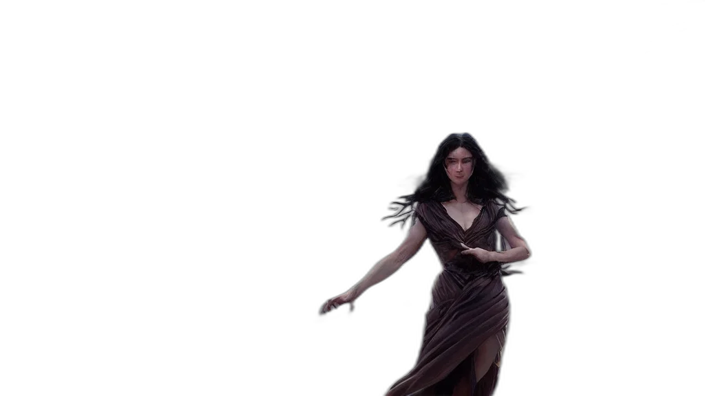 dress, hair, concept art, fantasy art, 3d render, photorealistic, underwater, fire transparent PNG cut-out