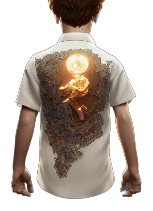 concept art, 3d render, fantasy art, pixel art, perfectly, portrait, boy, wearing transparent PNG cut-out