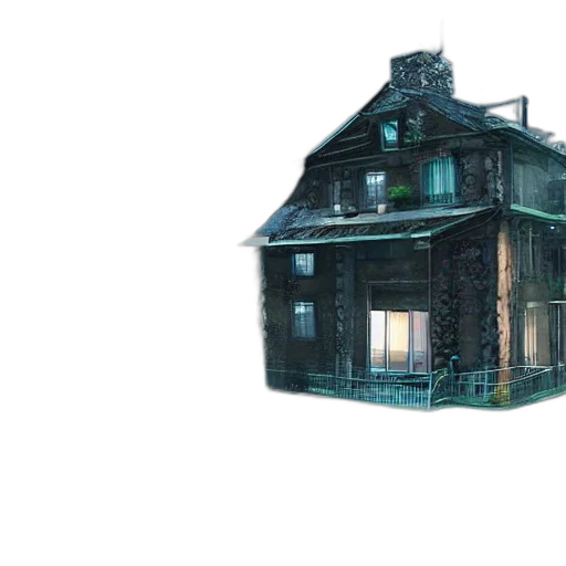 building, furniture, 3d render, concept art transparent PNG cut-out