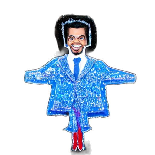 jacket, robot, staff, hair, cartoon, pixel art, concept art, 3d render transparent PNG cut-out