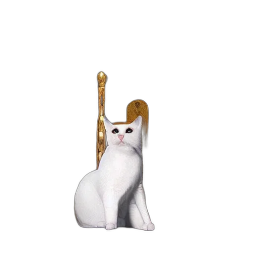 staff, sword, animal, weapon, 3d render, concept art, fantasy art, pixel art transparent PNG cut-out