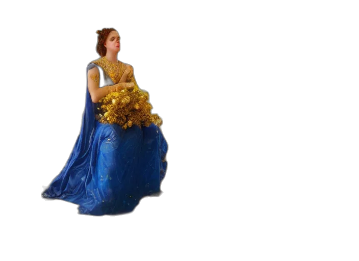 dress, crown, jewelry, flower transparent PNG cut-out