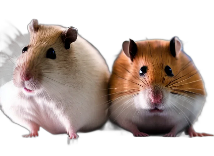 animal, food, photorealistic, 3d render, concept art, film, still, hamster transparent PNG cut-out