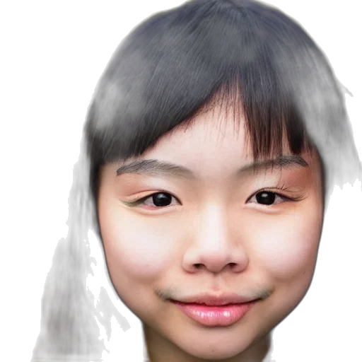 face, hair, creature, mask transparent PNG cut-out