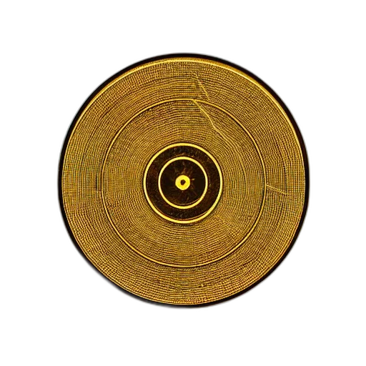 weapon, jewelry, crown, furniture, 3d render, golden, crop, circles transparent PNG cut-out