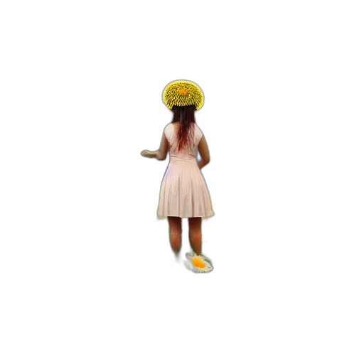 hat, dress, staff, creature, 3d render, cartoon, concept art, photorealistic transparent PNG cut-out
