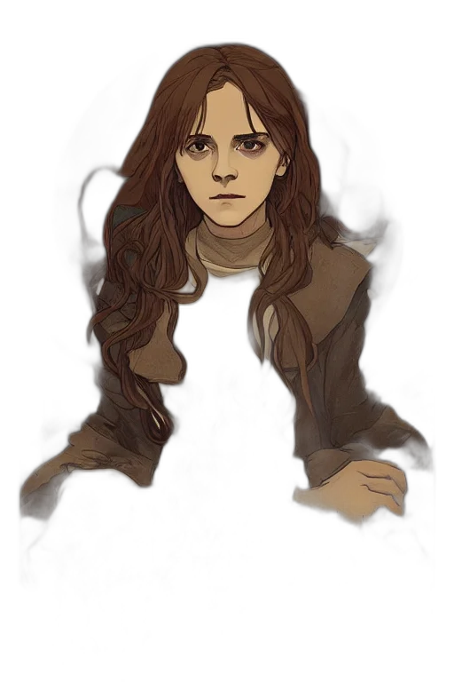 hair, face, concept art, fantasy art transparent PNG cut-out