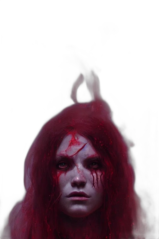 face, mask, creature, staff transparent PNG cut-out