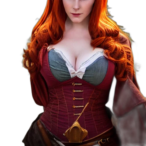 dress, face, fantasy art, comic book art transparent PNG cut-out
