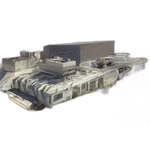 building, weapon, 3d render, concept art, photorealistic, photo, amogus transparent PNG cut-out