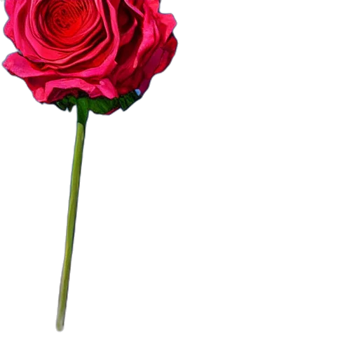 flower, staff, crown, weapon, 3d render, photorealistic, pixel art, red transparent PNG cut-out