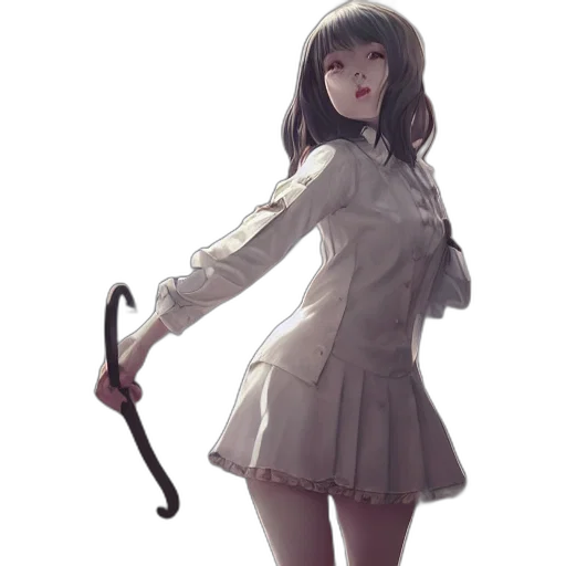 staff, sword, weapon, dress, concept art, anime, fantasy art, pixel art transparent PNG cut-out