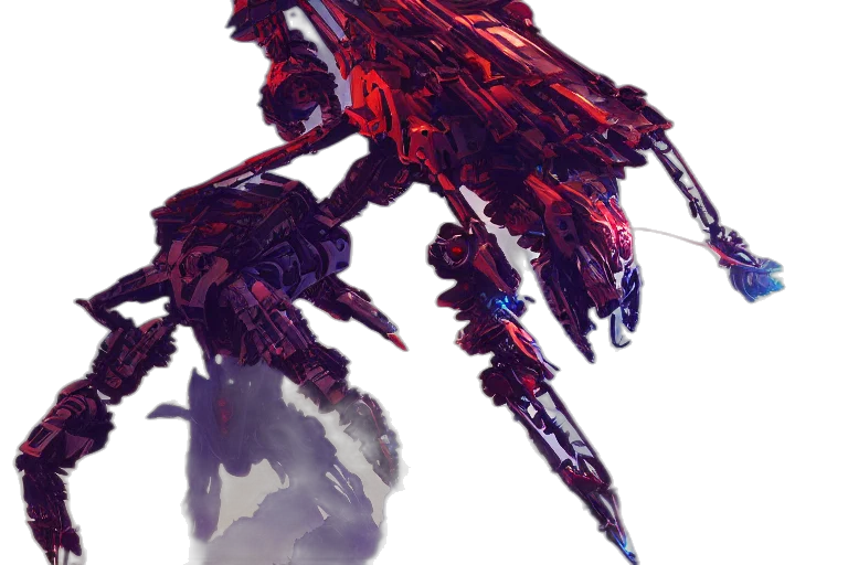 robot, weapon, dragon, creature transparent PNG cut-out