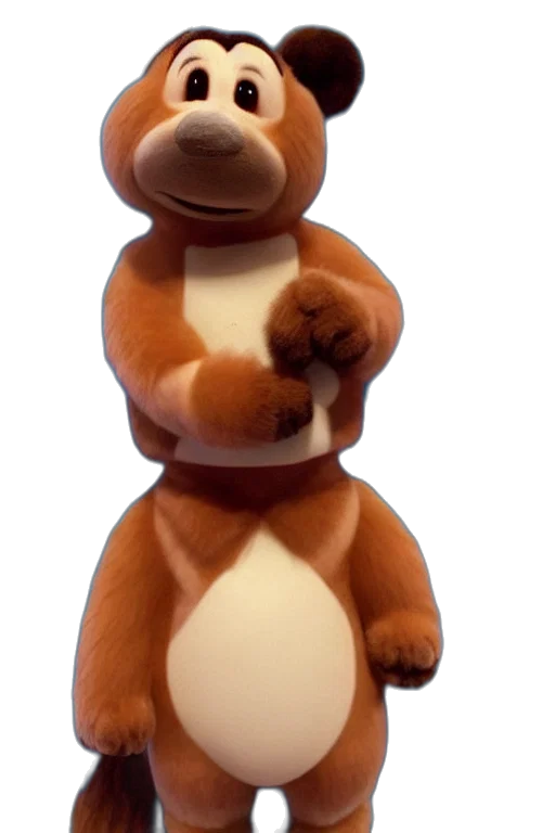 animal, creature, staff, 3d render transparent PNG cut-out