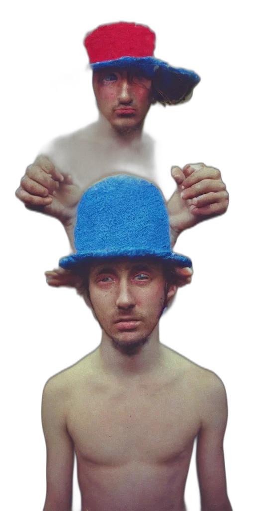 hat, face, creature, crown, concept art, photorealistic, 3d render, pixel art transparent PNG cut-out