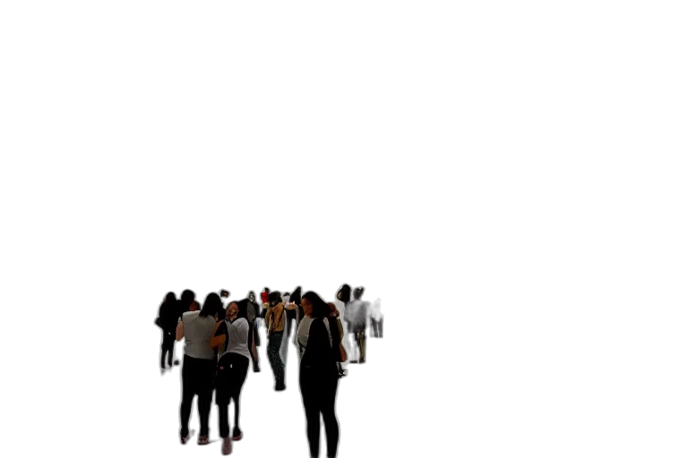 staff, jacket, mask, robot transparent PNG cut-out