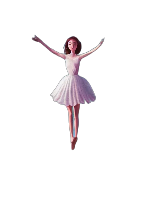 dress, staff, robot, 3d render transparent PNG cut-out