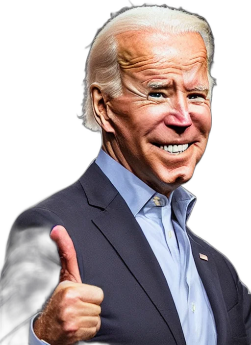 creature, jacket, mask, face, photorealistic, joe, biden, puppet transparent PNG cut-out