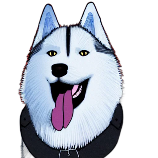 animal, staff, cartoon, pixel art, concept art, 3d render, monochrome, illustration transparent PNG cut-out