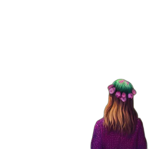 hat, hair, crown, dress transparent PNG cut-out